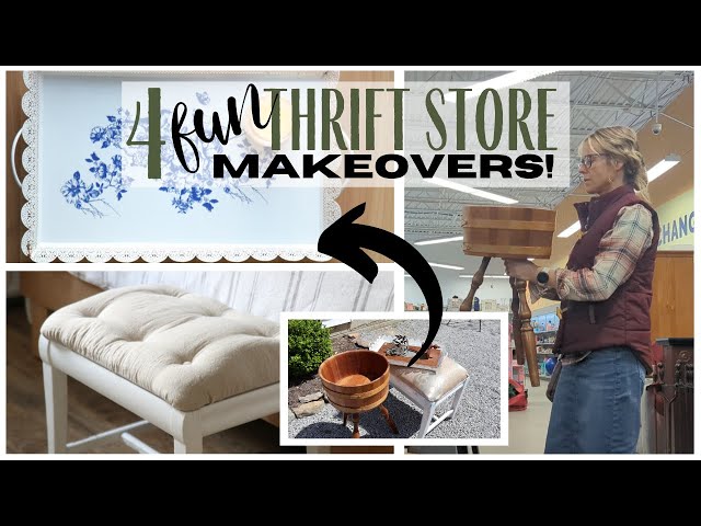 Thrift Store Projects ~ Thrift Store Home Decor ~ Thrift Store Makeovers ~ Thrift with me