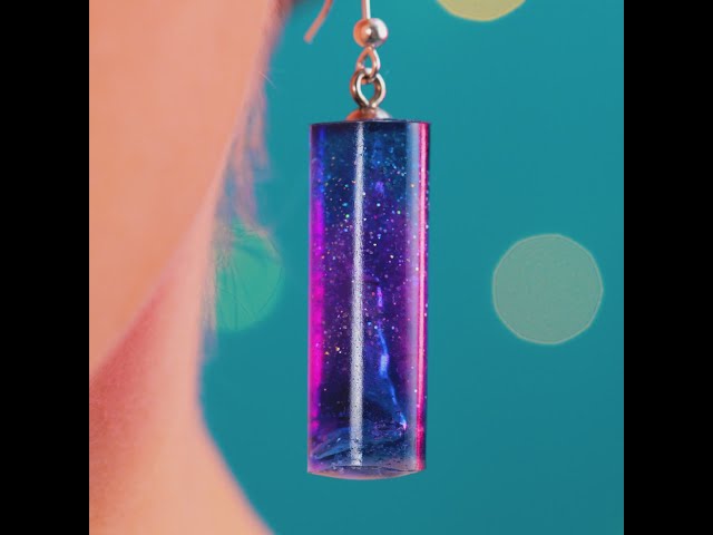 Gorgeous DIY Epoxy Resin Necklace And Earring ✨