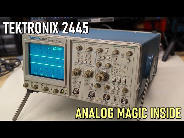 Tektronix 2445: My first vintage oscilloscope repair attempt