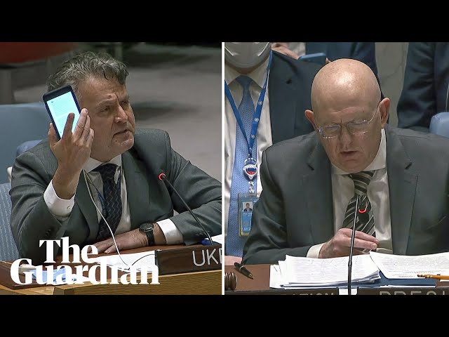 Tense exchanges between Ukraine and Russia at UN security council