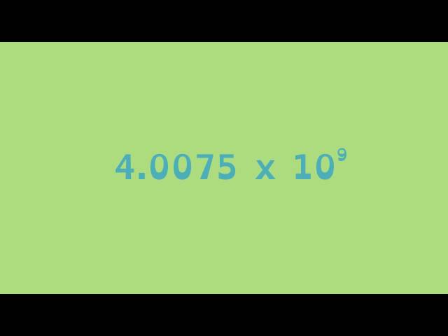 Math Shorts Episode 7 - Scientific Notation