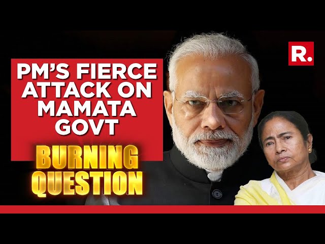 PM Modi Meets Sandeshkhali Victims, Calls Mamata Govt ‘Anti-Women’ | Burning Question
