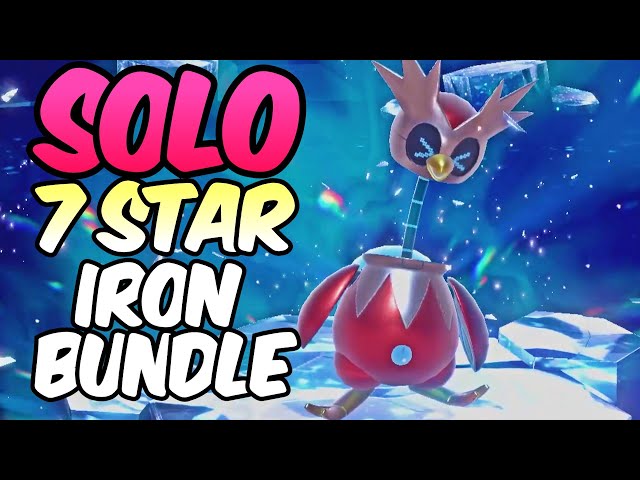 How to EASILY SOLO 7 Star Iron Bundle Raids in Pokemon Scarlet Violet