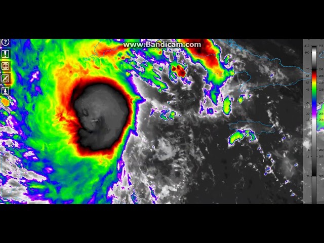 CAT4 Hurricane Delta  145mph Eye Wall Replacement Cycle