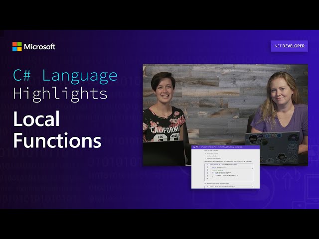 C# Language Highlights: Local Functions
