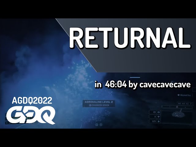 Returnal by cavecavecave in 46:04 - AGDQ 2022 Online