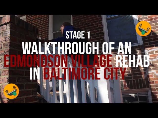 New Baltimore City Rehab project in Edmondson Village | Learn real estate investing