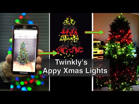 REVIEW - Twinkly App Controlled Christmas Tree Lights