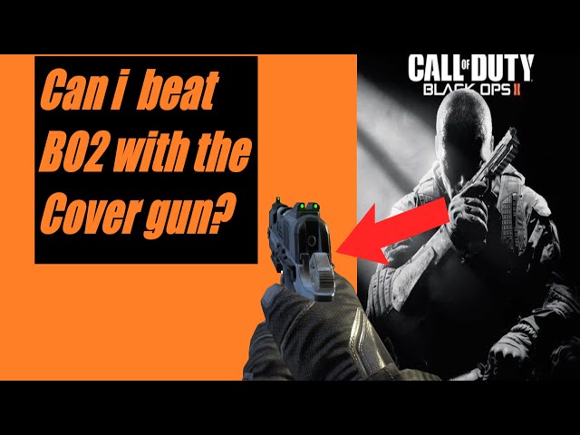 Can I beat BO2 with JUST the cover gun?