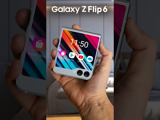 Samsung Galaxy Z Flip 6 - Game Changer! #zflip6 #samsungflip6 #galaxyflip6