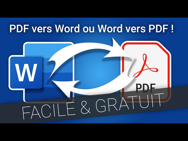 [TUTO] Convertir un fichier Word en PDF OU un PDF en Word