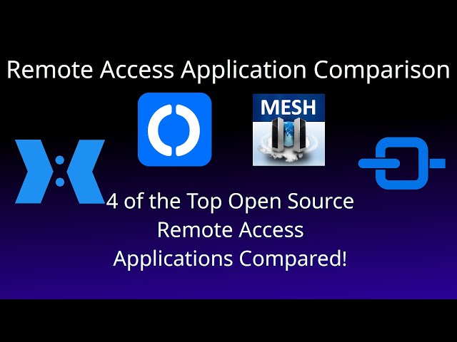 Remote Desktop & Access Tools comparison between 4 great open source, self hosted options!