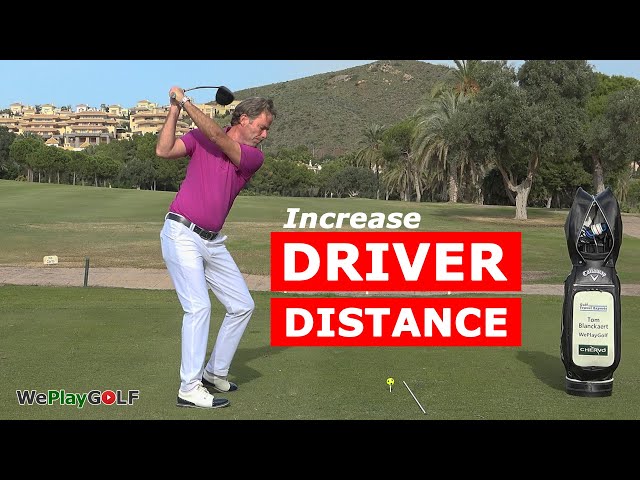 How to increase your golf driver distance - a simple drill