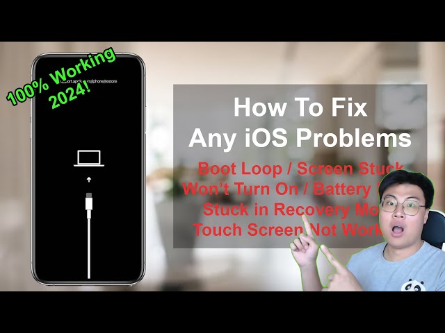 Best iOS System Recovery Software 2024 | Fix iPhone Stuck on Apple Logo, Recovery Mode, Black Screen