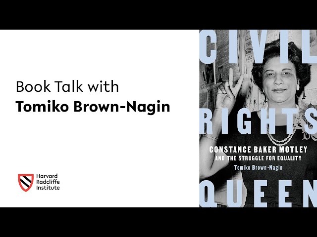 Book Talk with Tomiko Brown-Nagin || Harvard Radcliffe Institute
