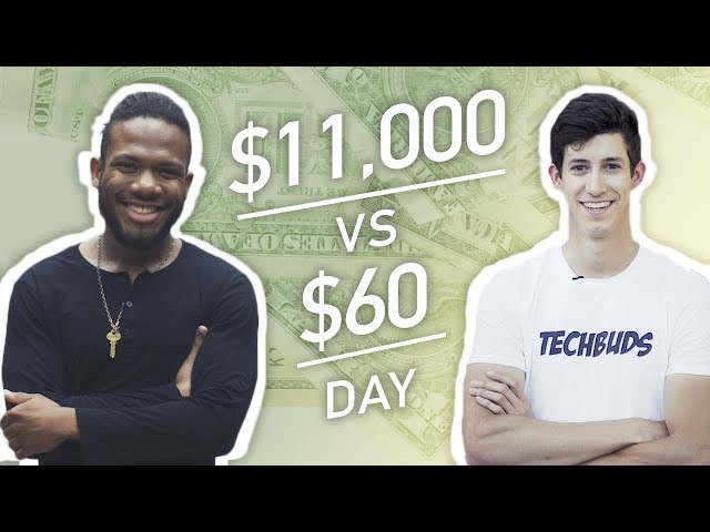 Earning $11,000 vs. $60 in a Day