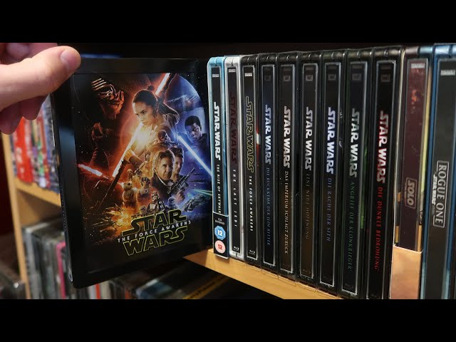 MY COMPLETE - STAR WARS - BLU-RAY & DVD STEELBOOK COLLECTION