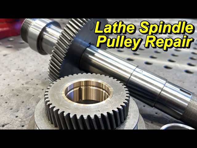 Lathe Spindle Pulley Repair