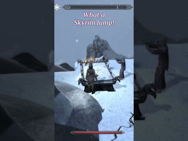 The Perfect Jump in Skyrim!