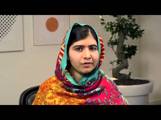 Malala Yousafzai Introduces Chernor Bah