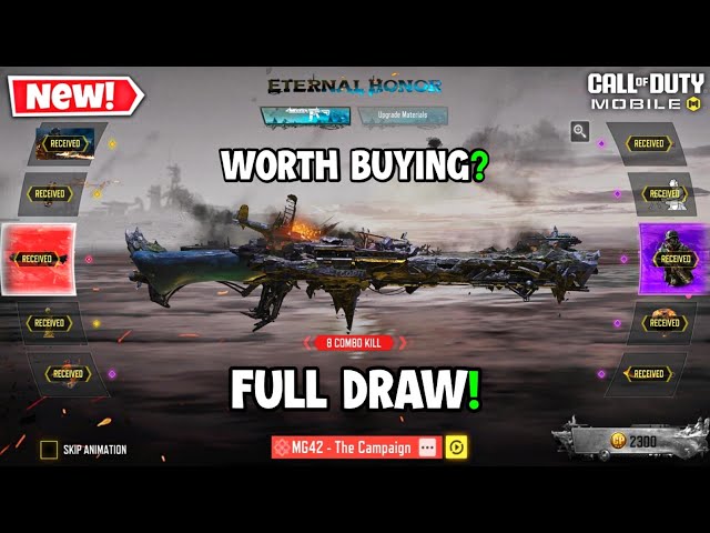 Buying Mythic MG42 - The Campaign CODM | ETERNAL HONOR MYTHIC Draw Cod Mobile