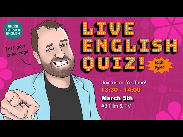 Live English Quiz #3 - Film & TV