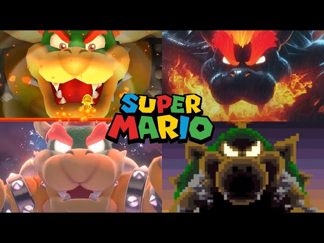 Evolution of Bowser Battles in Super Mario Series (1985-2021)