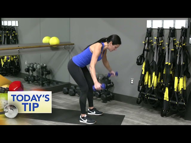 Fitness tip: Exercise to strengthen your back