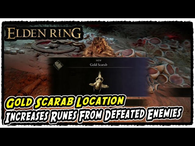 How to Get Gold Scarab in Elden Ring Gold Scarab Location - Increases Runes From Defeated Enemies