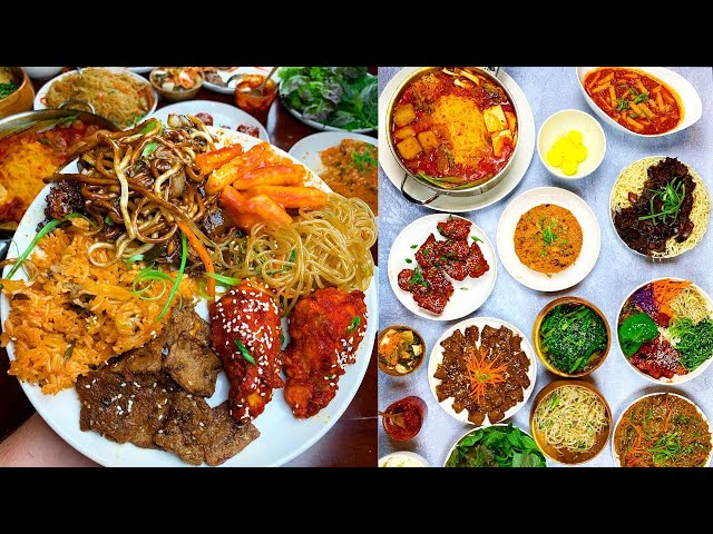 how to cook and eat a plant-based KOREAN FEAST.🔥🔥🔥