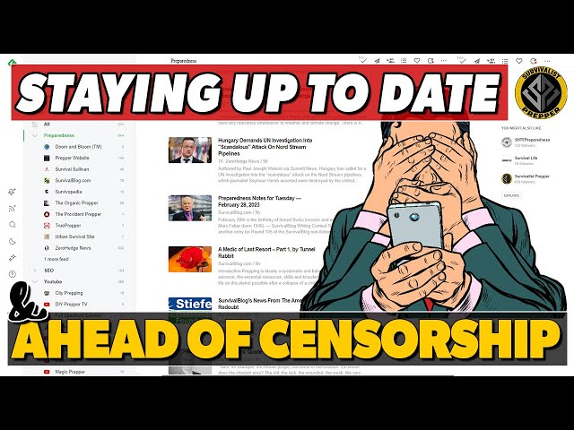 Gathering Preparedness Information & Fighting Back on Censorship