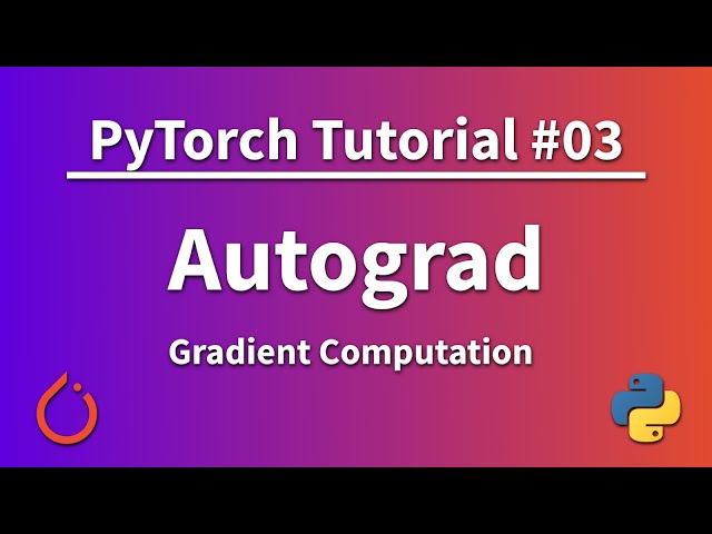 PyTorch Tutorial 03 - Gradient Calculation With Autograd