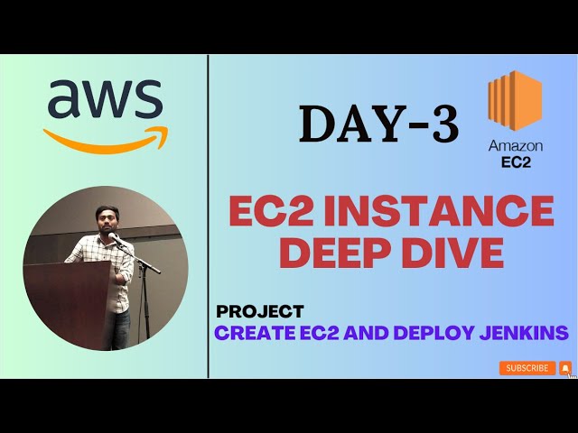 Day-3 | EC2 Deep Dive | Deploy Jenkins on AWS | Available in 1080P Quality | Project | #aws #devops