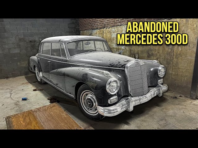 First Wash in 10 Years: ABANDONED in Factory Mercedes 300D! | Car Detailing Restoration