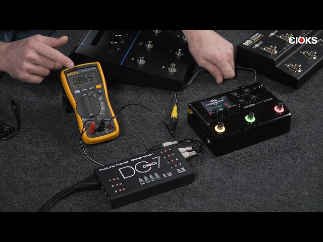 How to power Line 6 HX Stomp, HX Effects and others with CIOKS DC7