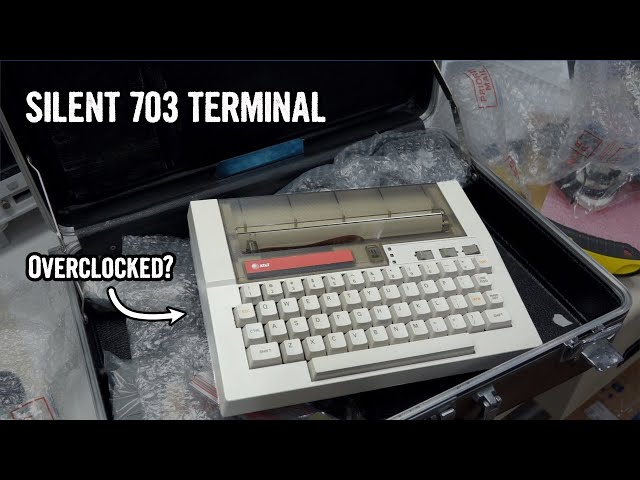 TI Silent 703 Terminal - Texas Instruments’ slick answer to clunky Teletypes