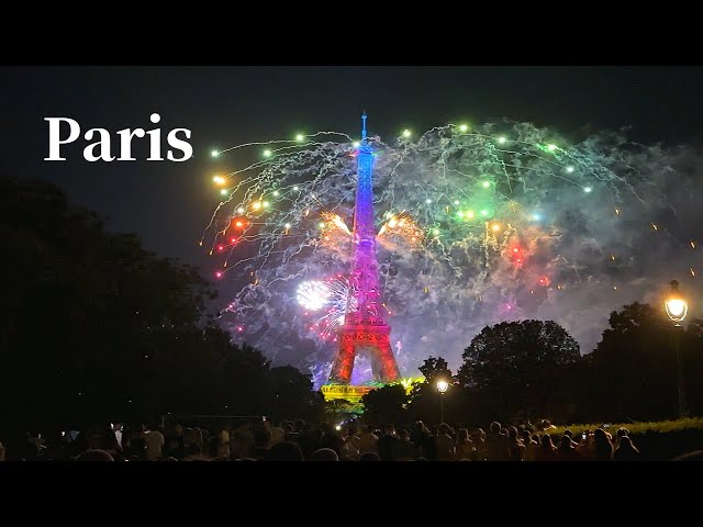 [4K]🇫🇷 2023 The 14th of July (Bastille Day) Eiffel Tower Fireworks🎇(Full) in Paris, France