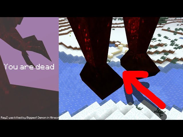 I Was Killed by Biggest Demon in Minecraft!