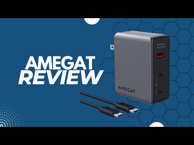 Review: AMEGAT 140W USB C Charger, PD3.1 PPS 3-Port Fast GaN III Laptop Wall Charger, Foldable Plug
