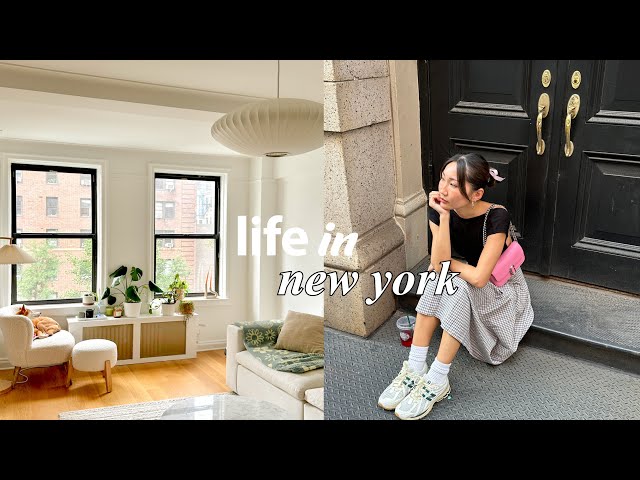 LIFE IN NYC | reset after traveling, summer dates in the city, apartment hunting journey