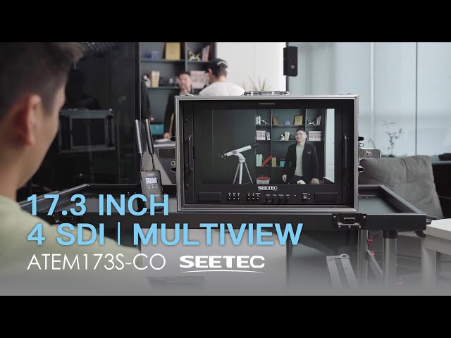 SEETEC ATEM173S-CO 4 SDI Multiview Broadcast and Directoe Monitor