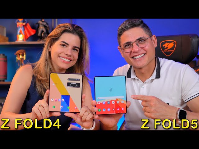 TROCANDO o Samsung GALAXY Z Fold4 pelo Z Fold5! Unboxing com Mirelly