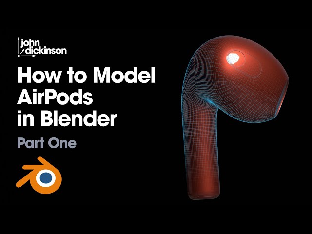 How To Model 3rd Generation Air Pods in Blender - Part 1
