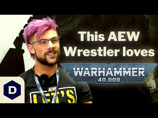 AEW pro wrestler Kip Sabian talks about his love for WARHAMMER 40K