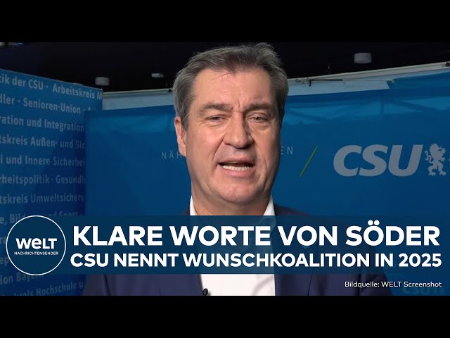 EUROPAWAHL: Knallharte Töne von Markus Söder! Heftige Kritik an Ampel! CSU macht SPD ein Angebot