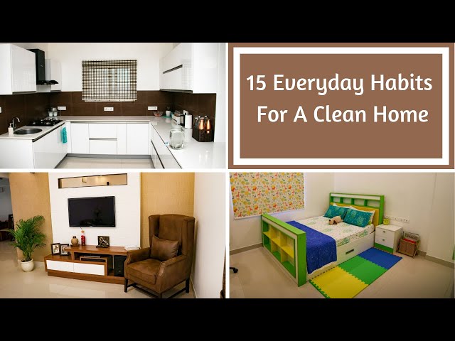 15 Everyday Habits For A Clean Home - Tips For Keeping Home Clean