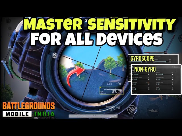 BGMI MASTER sensitivity for All Devices for Gyro & Non Gyro Players | Zero Recoil Sensitivity | PUBG