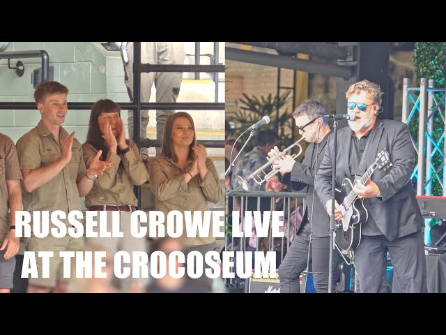 Russell Crowe LIVE at Australia Zoo