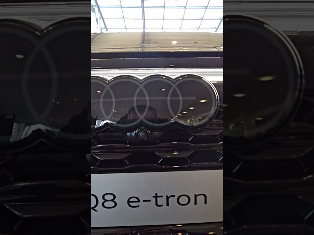 Audi Q8 e-tron. Das beleuchtete Gesicht.