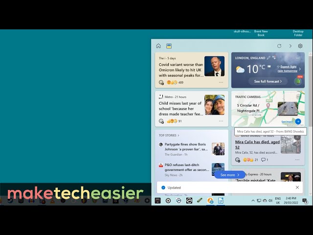 How to Set Up Windows 10 Taskbar News and Interests Widget